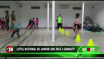 Lotul Național de Juniori are încă doi gimnaști