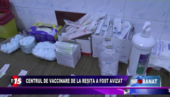 Centrul de vaccinare de la Reșița a fost avizat