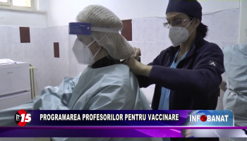 Programare profesorilor pentru vaccinare