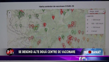 Se deschid alte două centre de vaccinare