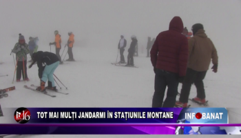 Tot mai mulți jandarmi în stațiunile montane