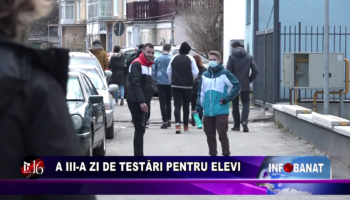 A III-a zi de testări pentru elevi