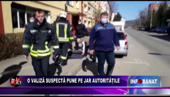 O valiză suspectă pune pe jar autoritățile