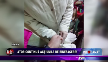 ATOR continuă acțiunile de binefacere!