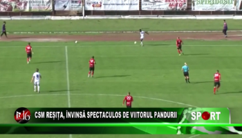 CSM Reșița, învinsă spectaculos de Viitorul Pandurii