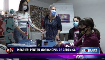 Înscrieri pentru workshopul de ceramică