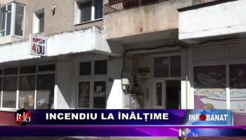 Incendiu la înălțime