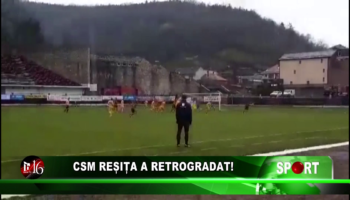 CSM Reșița a retrogradat!