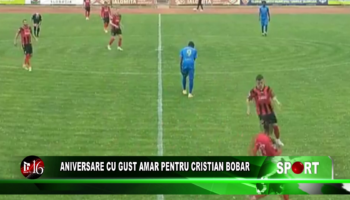 Aniversare cu gust amar pentru Cristian Bobar