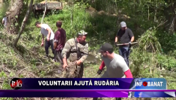 Voluntarii ajută Rudăria