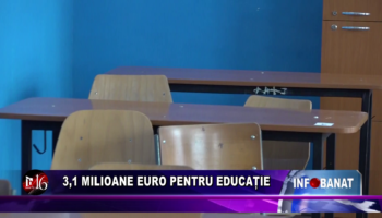 3.1 milioane euro pentru educație