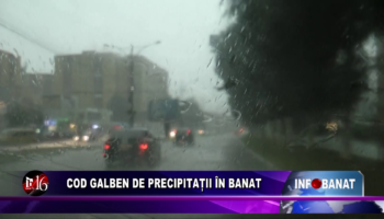 Cod galben de precipitații în Banat