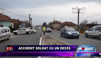 Accident soldat cu un deces