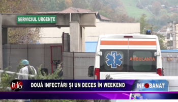 Două infectări și un deces în weekend