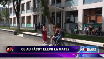 Ce au făcut elevii la mate?