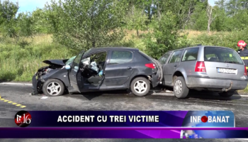 Accident cu trei victime
