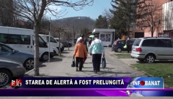 Starea de alertă a fost prelungită