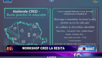 Workshop CRED la Reșița