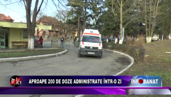 Aproape 200 de doze administrate într-o zi