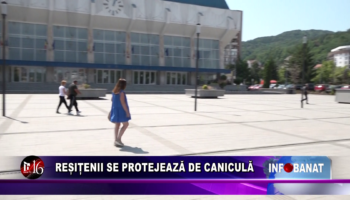 Reșițenii se protejează de caniculă