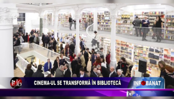 Cinema-ul se transformă în bibliotecă