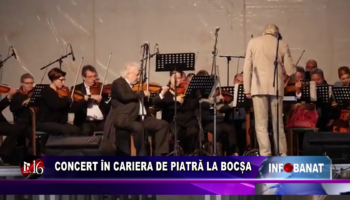 Concert în cariera de piatră la Bocșa