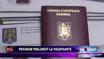 Program prelungit la pașapoarte