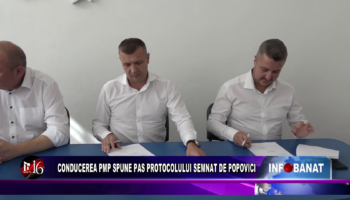 Conducerea PMP spune PAS protocolului semnat de Popovici