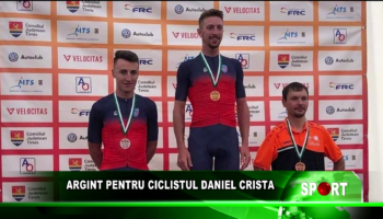 ARGINT PENTRU CICLISTUL DANIEL CRISTA