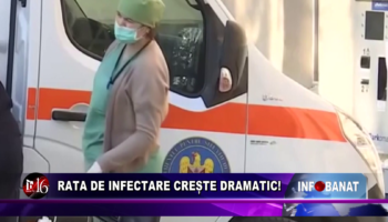 Rata de infectare crește dramatic!