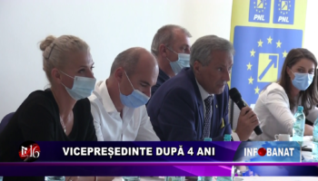 Vicepreședinte după 4 ani