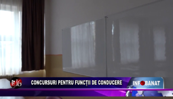 Concursuri pentru funcții de conducere