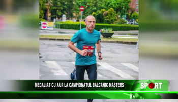 Medaliat cu aur la Campionatul Balcanic Masters