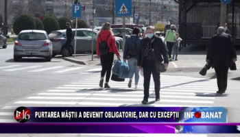 Purtarea măștii a devenit obligatorie, dar cu excepții