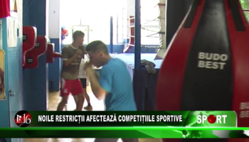 Noile restricții afectează competițiile sportive