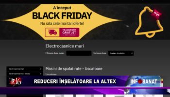 Reduceri înșelătoare la Altex