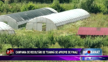 Campania de recoltări de toamnă se apropie de final!