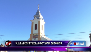 Slujbă de sfințire la Constantin Daicoviciu