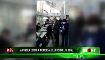 A cincea ediție a memorialului Corneliu Bușu