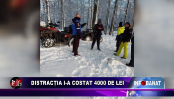 Distracția i-a costat 4000 de lei