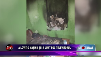 A lovit-o mașina și i-a luat foc televizorul