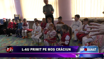 L-au primit pe Moș Crăciun