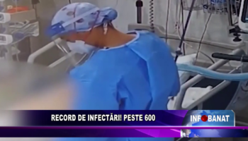 Record de infectări! Peste 600