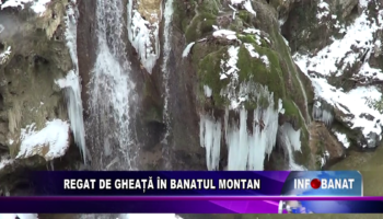 Regat de gheață în Banatul Montan