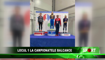 Locul 1 la Campionatele Balcanice