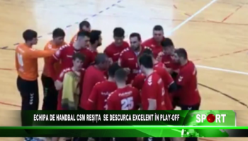 Echipa de handbal CSM Reșița se descurca excelent în play-off