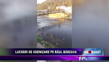 Lucrări de igienizare pe râul Bârzava