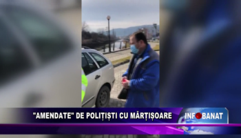 “Amendate” de polițiști cu mărțișoare