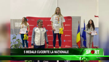 5 medalii cucerite la Naționale