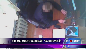 Tot mai multe vaccinări “la chiuvetă”